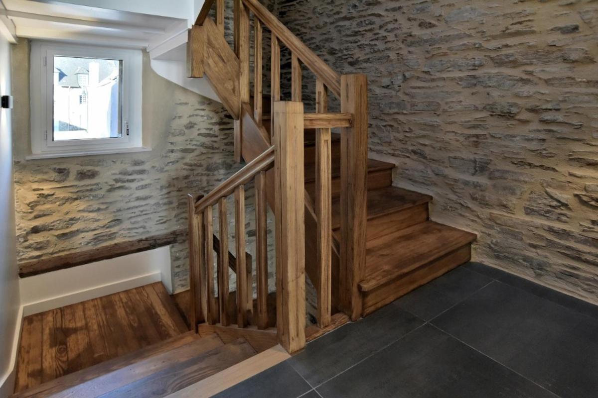 Lostra 2 - Appartement Avec Mezzanine, Front De Mer A Cancale Sur Le Port De La Houle Exterior foto